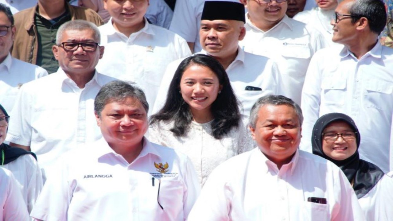 Anggota Komisi XI DPR RI Puteri Komarudin saat mengikuti acara Kick Off Gerakan Nasional Pengendalian Inflasi Pangan (GNPIP) untuk wilayah Jawa Tahun 2023. (Ist/nr)
