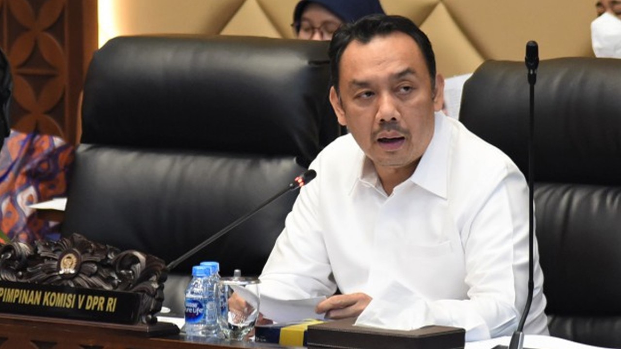 Wakil Ketua Komisi V DPR RI Muhammad Iqbal saat memimpin RDP dengan Kementerian Desa di Gedung Nusantara DPR RI, Senayan, Jakarta, Rabu (21/6/2023). Foto : Arief/Man