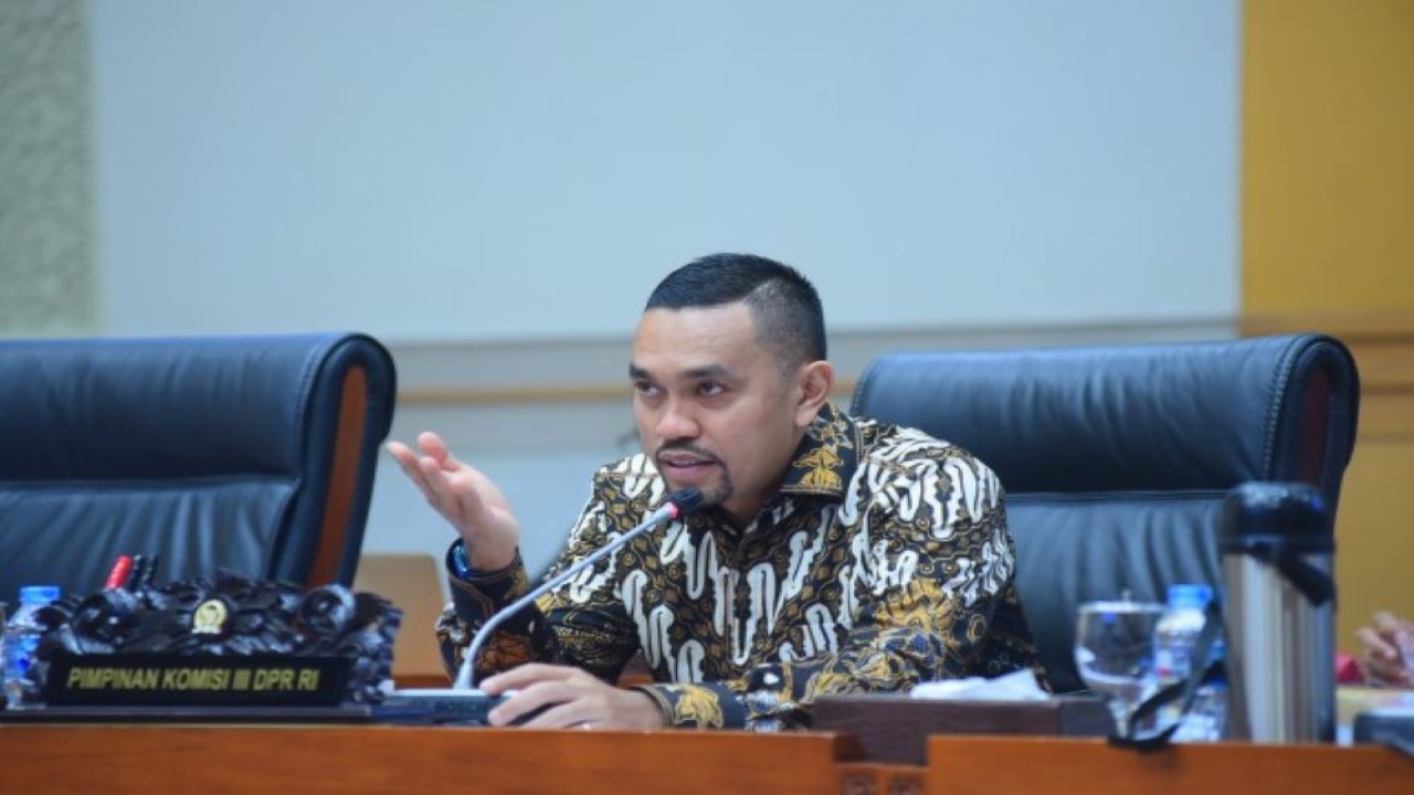 Wakil Ketua Komisi III DPR RI Ahmad Sahroni. (Dok/Man)