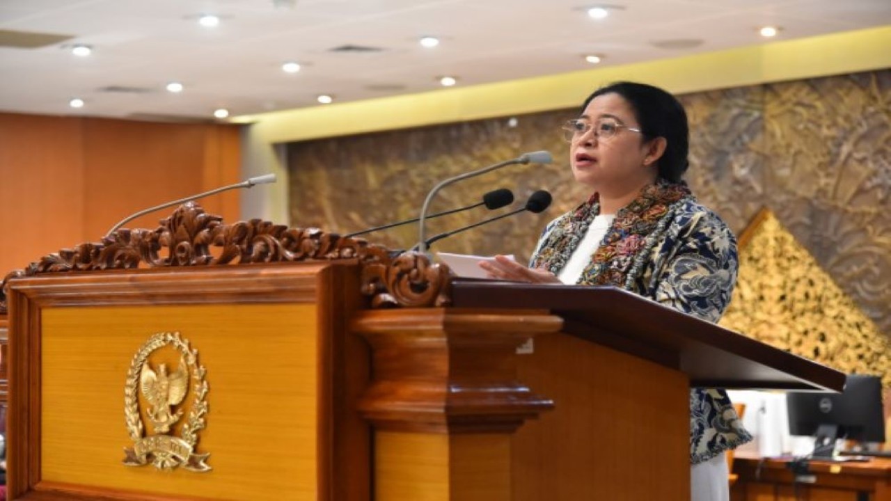 Ketua DPR RI Dr. (H.C.) Puan Maharani. (Kresno/nr)