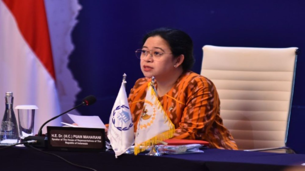 Ketua DPR RI Dr. (H.C) Puan Maharani. (Kresno/nr)