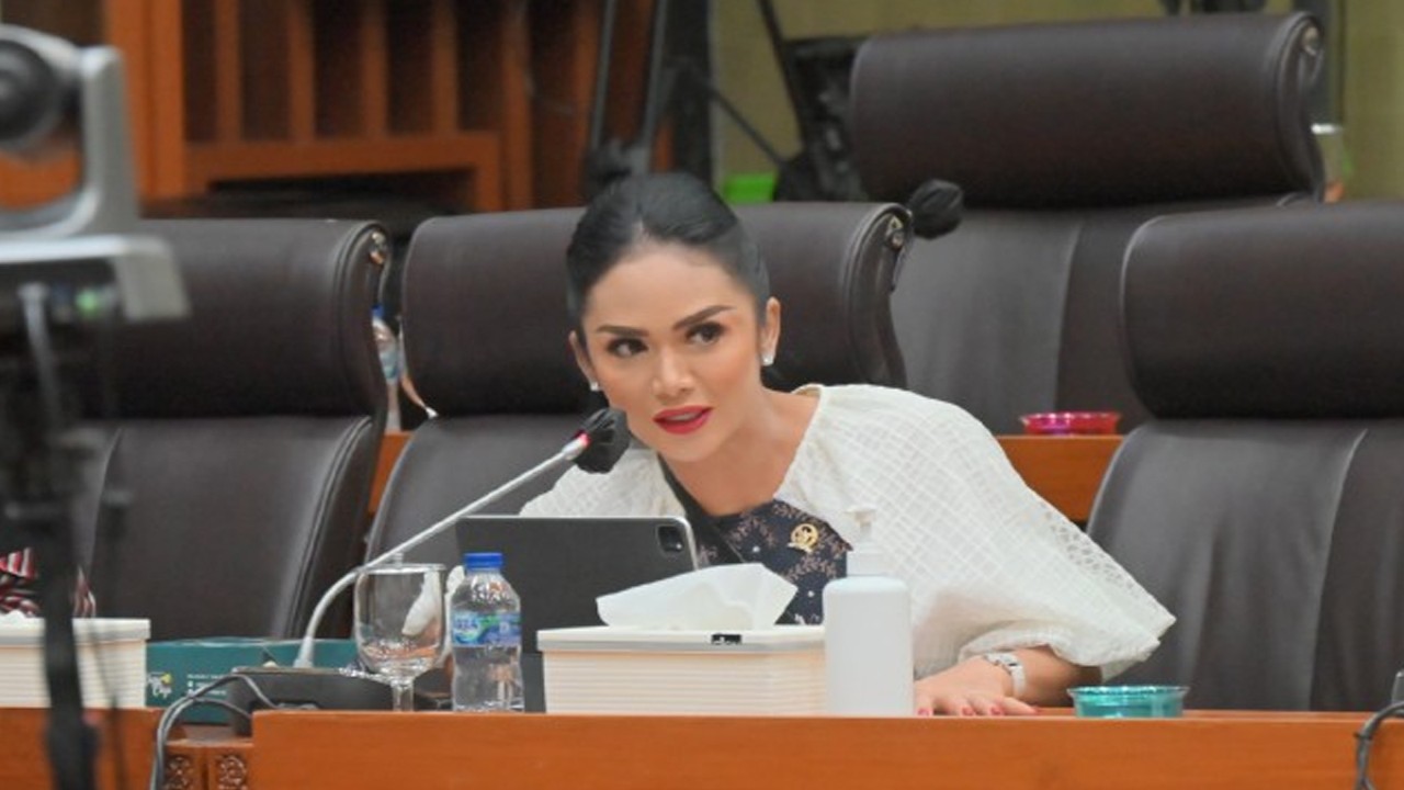 Anggota Komisi IX DPR RI Kris Dayanti. Foto: Mentari/nr