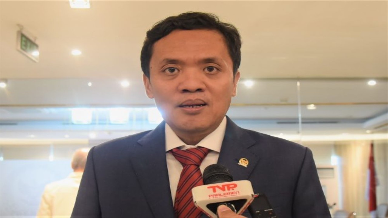 Wakil Ketua Komisi III DPR RI Habiburokhman usai sidang MK yang dihadirinya secara daring, Selasa (15/8/2023). (Runi/Man)