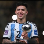 Pemain Chelsea asal Argentina Enzo Fernandez (ANTARA/AFP/FRANCK FIFE)-1691643335