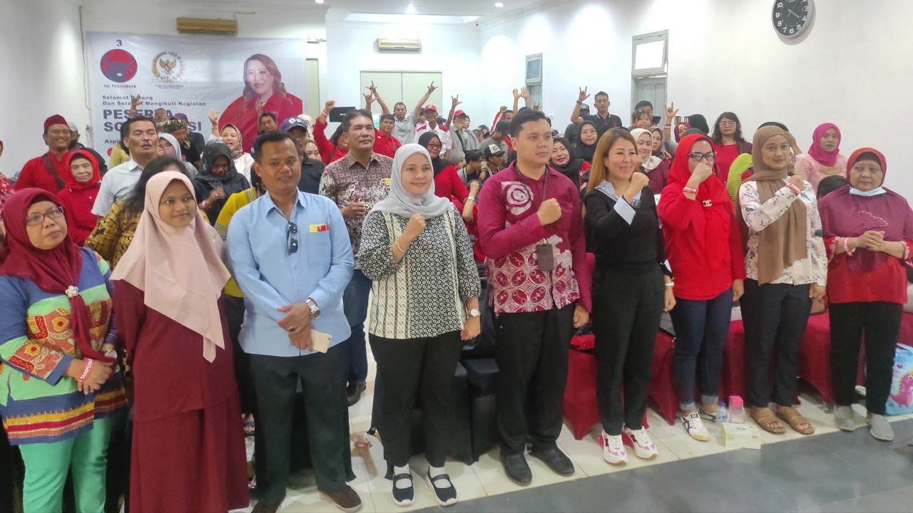 Sosialisasi Kementerian Investasi yang menggandeng Anggota Komisi VI DPR RI Sondang Tampubolon.