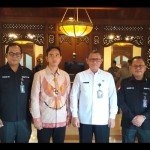 BNPT bersama Gibran Rakabuming Raka di Balai Kota Surakarta, Jawa Tengah, Rabu (20/9/2023). ANTARA/Aris Wasita-1695193865