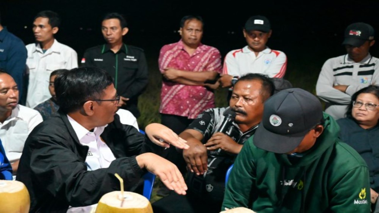 Ketua Tim Kunspek Komisi IV DPR RI Djarot Saiful Hidayat saat memimpin Kunjungan Kerja Komisi IV ke Pulang Pisau, Kalimantan Tengah, Jumat, (1/9/2023). (Shane/nr)