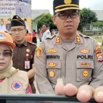 Kepala Kepolisian Resor Kabupaten Mukomuko AKBP Nuswanto bersama dengan Wakil Bupati Wasri, Kamis (21/9/2023) ANTARA/Ferri.-1695285939