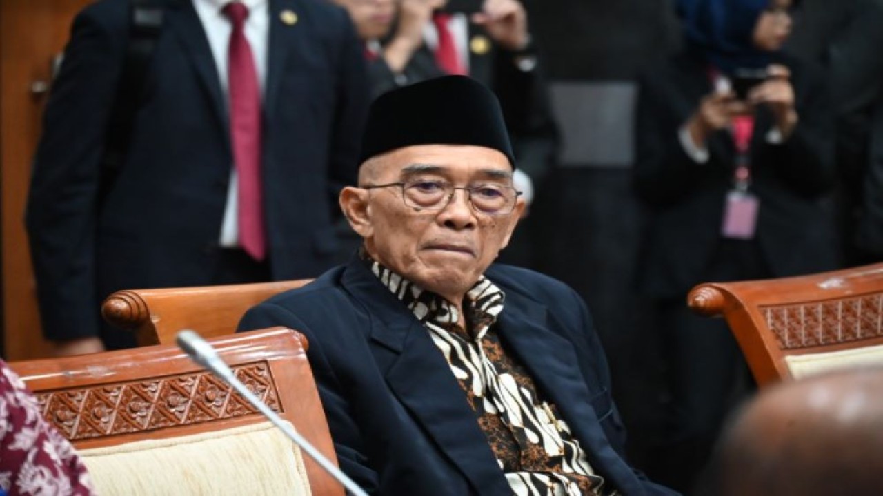 Anggota Komisi I DPR RI RI Mohammad Idham Samawi saat mengikuti Rapat Kerja Komisi I bersama Kementerian Luar Negeri dengan agenda pembahasan RKA di Senayan, Jakarta, Kamis (31/8/2023). (Farhan/nr)