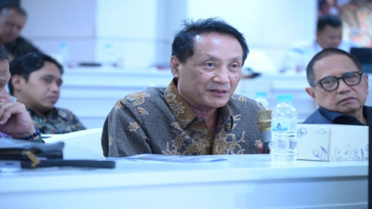 Anggota Komisi II DPR RI Supriyanto saat mengikuti Kunjungan Kerja Spesifik Komisi II DPR guna memantau perkembangan terkini persiapan pelaksanaan Pemilu 2024 di Kota Solo, Provinsi Jawa Tengah, Kamis (24/8/2023). (Saum/nr)