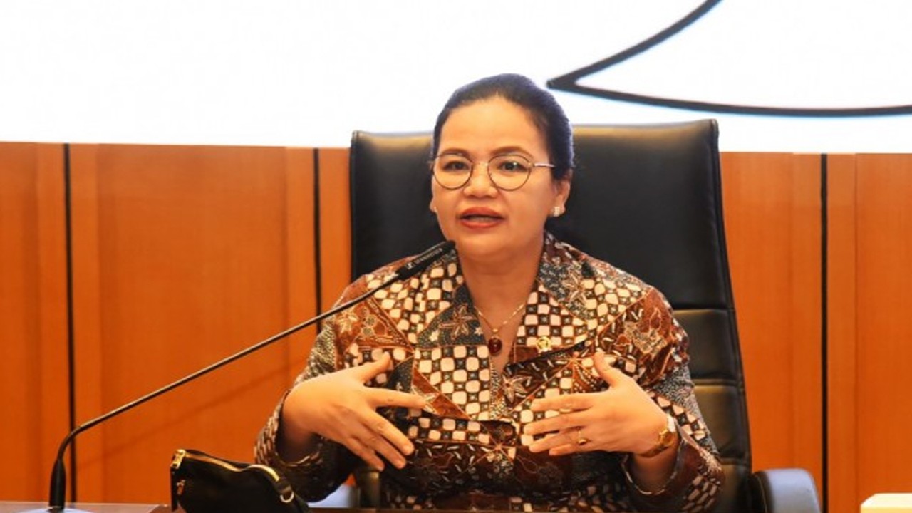 Wakil Ketua Komisi X DPR RI Agustina Wilujeng saat acara ISLC 2023 di Gedung Nusantara, DPR RI, Senayan, Jakarta, Senin (25/09/2023). Foto : Runi/Man