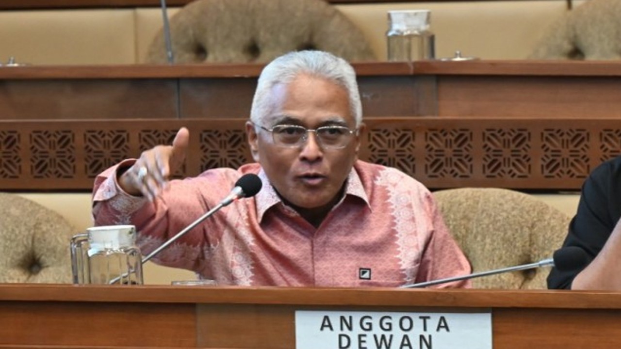 Anggota Komisi II DPR RI Guspardi Gaus usai menerima audiensi di Gedung Nusantara, Senayan, Jakarta, Senin (2/10/2023). Foto : Tari/Man