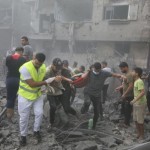 Ribuan warga Palestina berlindung di rumah sakit di Jalur Gaza-1697337265