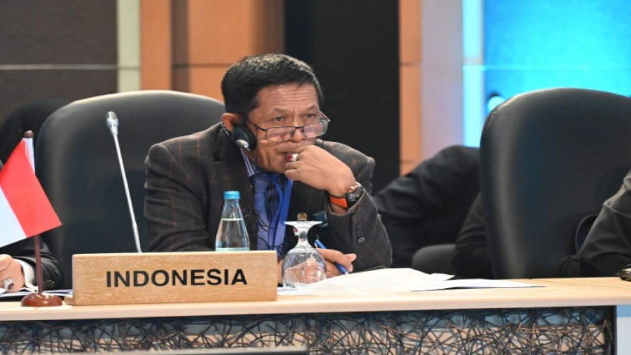 Anggota BKSAP DPR RI Hugua saat mewakili delegasi Indonesia dalam Forum Ekonomi dan Perdagangan pada Pertemuan Tahunan APPF ke-31 di Filipina, Kamis (24/11/2023). Foto: Shane/nr