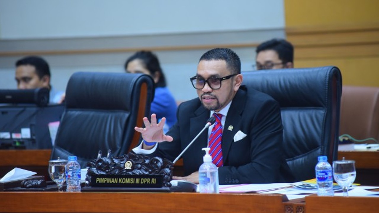 Wakil Ketua Komisi III DPR RI Ahmad Sahroni. Foto: Jaka/nr
