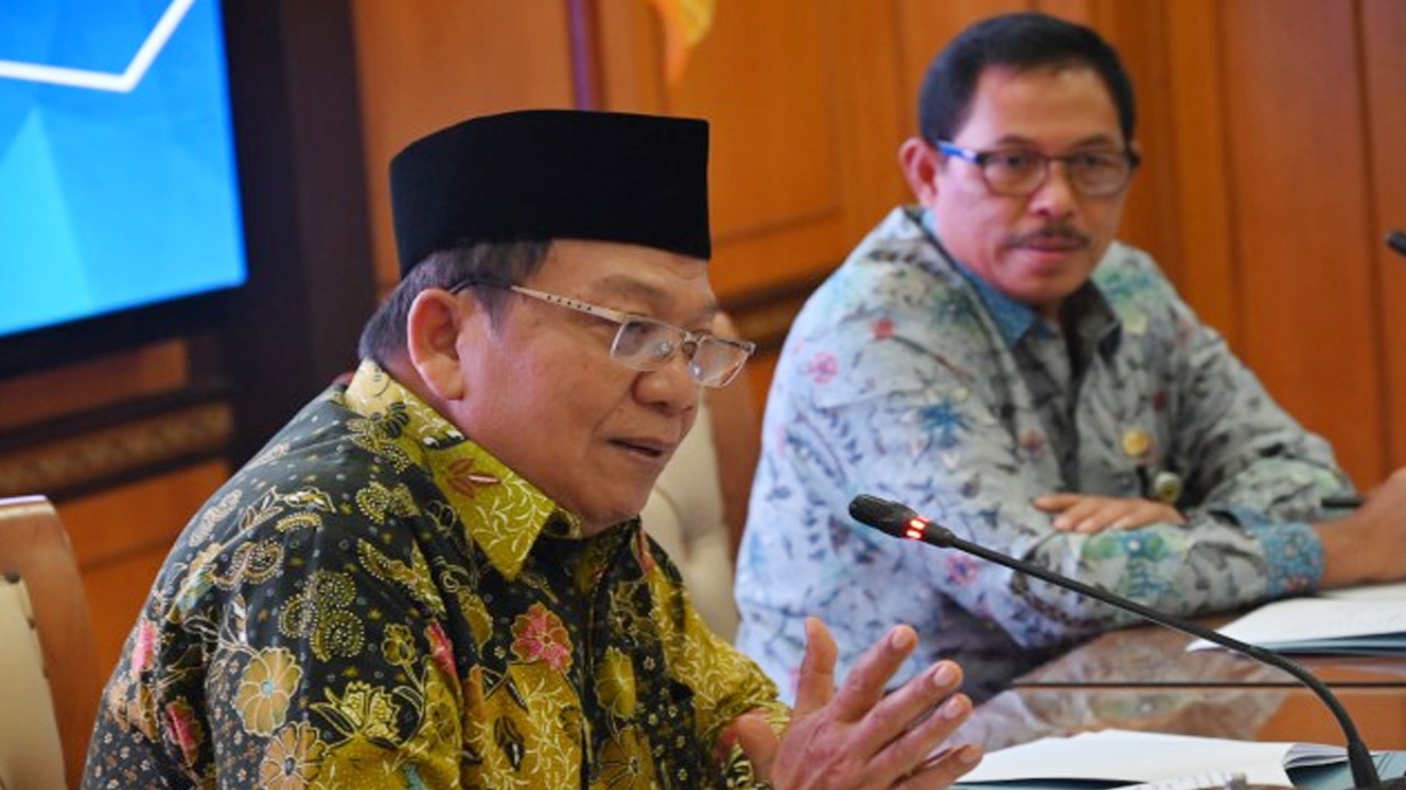 Wakil Ketua Komisi VIII DPR RI Abdul Wachid saat memimpin Kunjungan Kerja Reses Tim Komisi VIII di Provinsi Jawa Tengah, Rabu (6/12/2023). Foto: Eko/nr