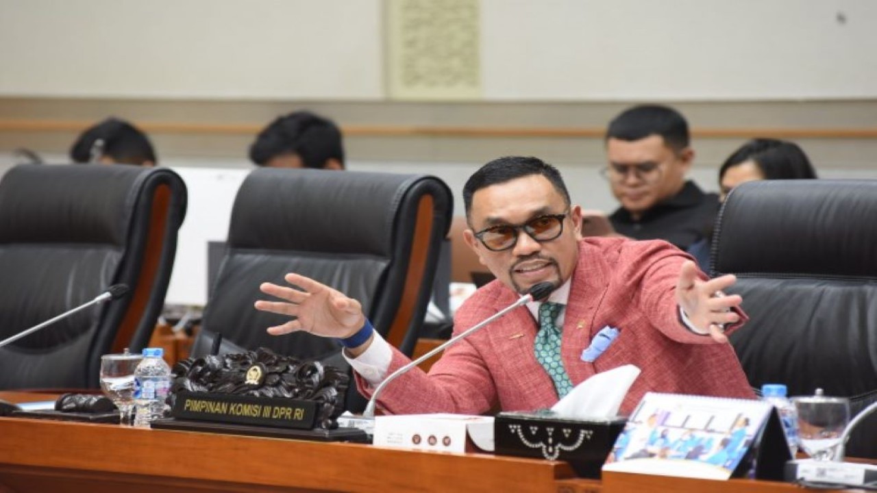 Wakil Ketua Komisi III DPR RI Ahmad Sahroni. Foto : Dok/Man