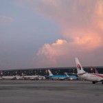 Beberapa maskapai penerbangan di Bandara Soekarno-Hatta. (ANTARA/HO-Angkasa Pura II)-1705907714