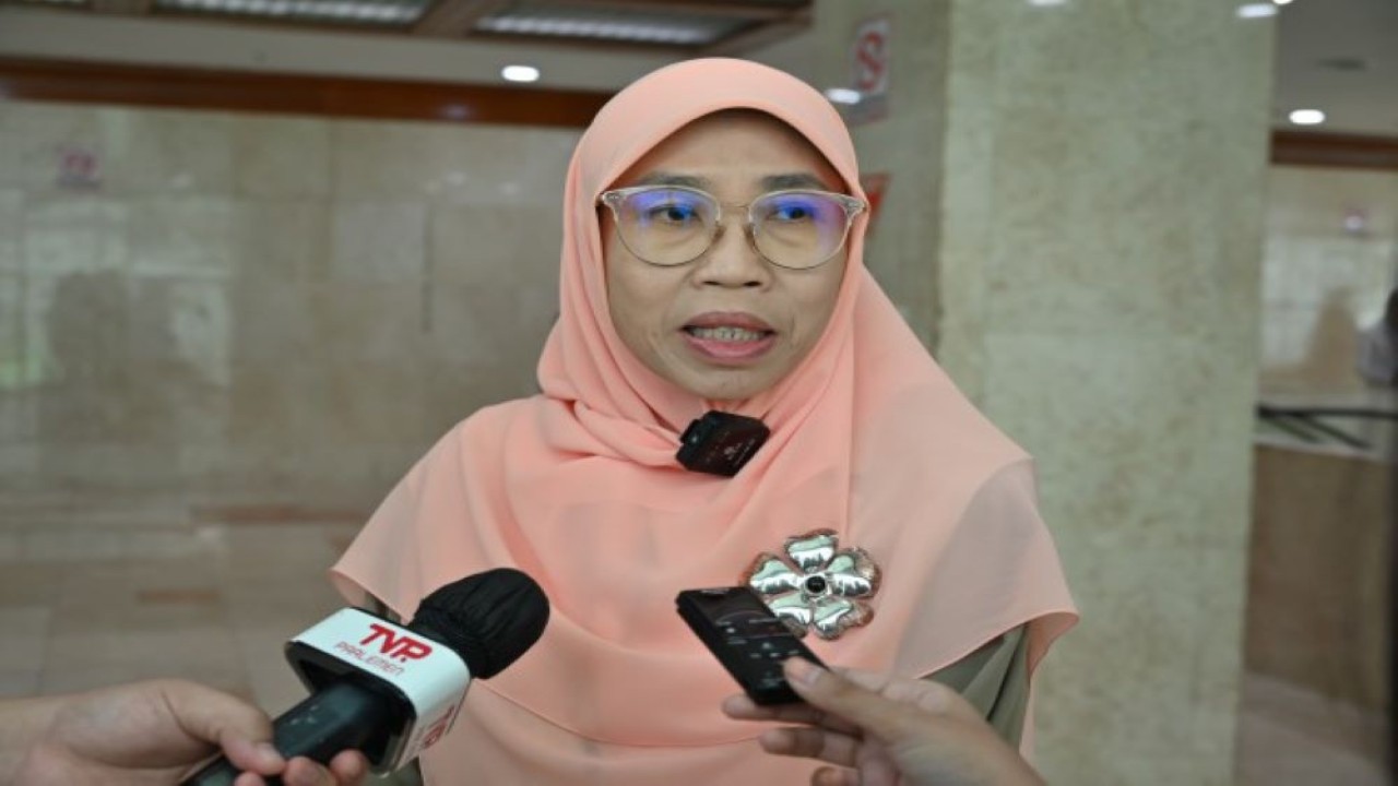 Anggota Komisi IX DPR RI Netty Prasetiyani di Gedung Nusantara II, DPR RI Senayan, Jakarta, Selasa (16/1/2024). Foto : Farhan/Man