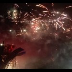 Suasana ledakan petasan kembang api saat malam tahun baru 2024 di Kota Palembang, Sumsel (ANTARA/ M Imam Pramana)-1704179143