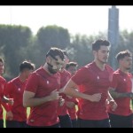 Timnas Indonesia melakukan latihan di Lapangan Al Egla 2, Lusail, Qatar, Senin (22/1/2024). ANTARA FOTO/Yusran Uccang/tom/aa-1706008143