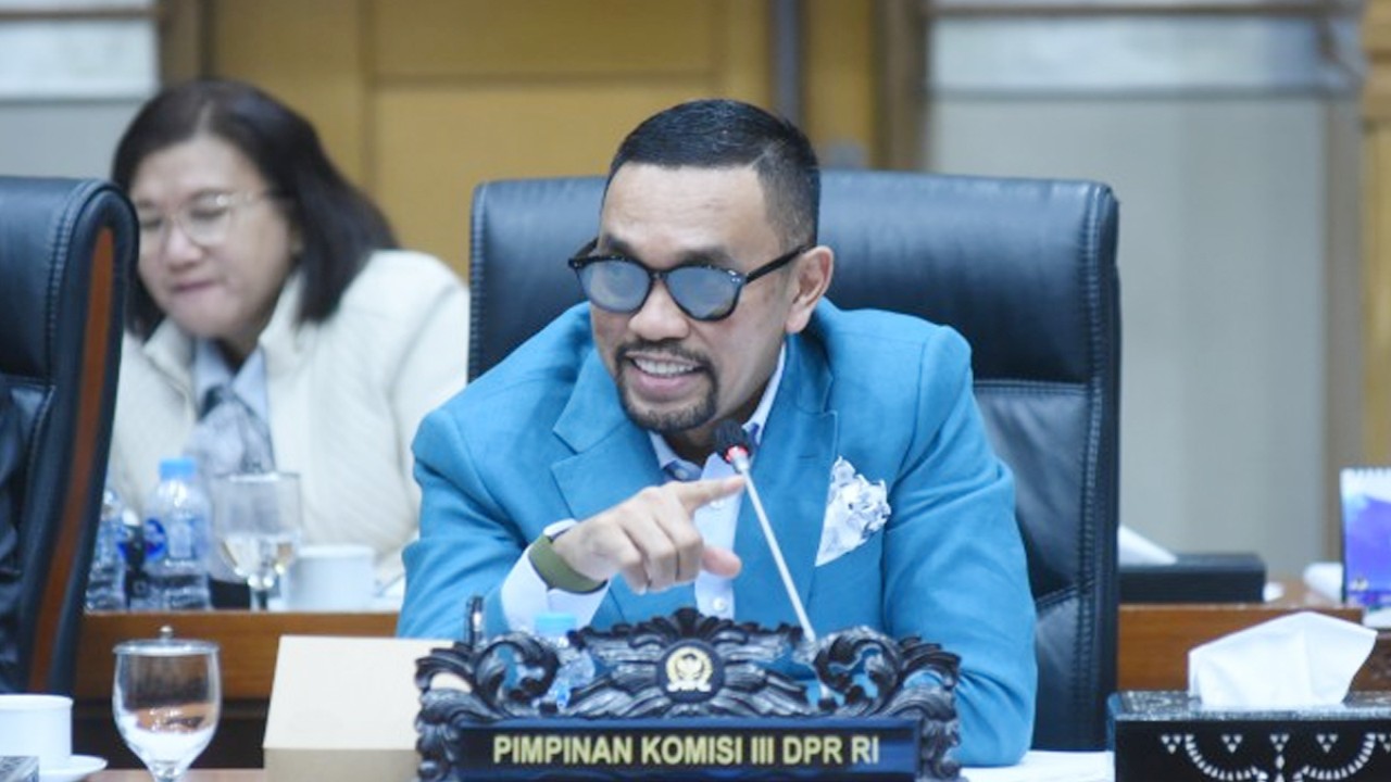 Wakil Ketua Komisi III DPR RI Ahmad Sahroni. Foto: Jaka/nr