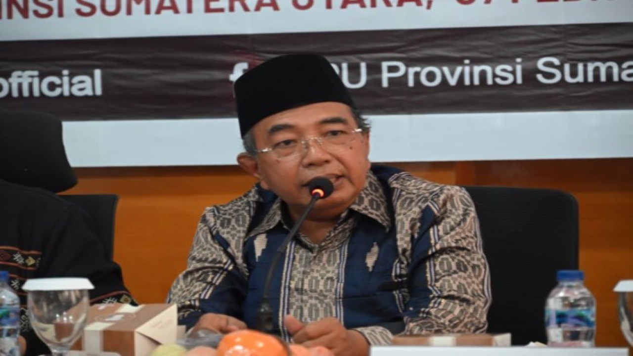 Anggota Komisi II DPR RI Chairul Anwar dalam agenda Kunjungan Kerja Komisi II DPR ke Provinsi Sumatera Utara, Rabu (7/2/2024). Foto : Saum/Man