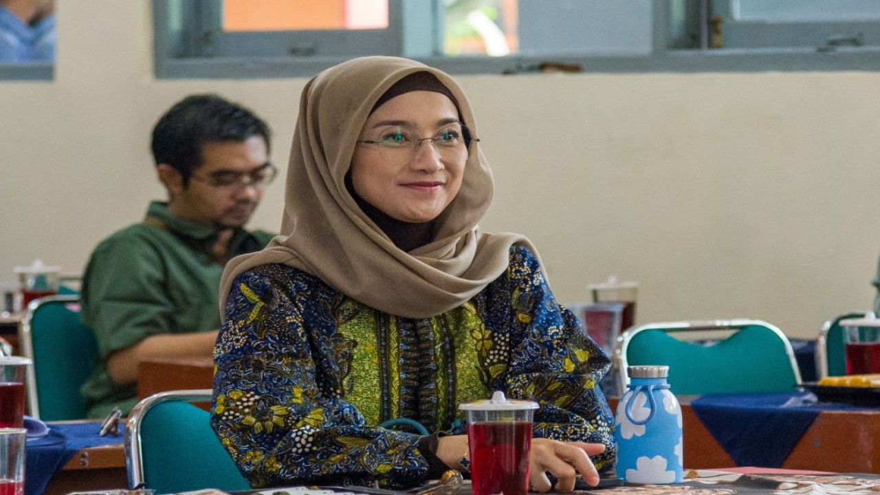 Anggota Komisi X DPR RI Desy Ratnasari di sela-sela Kunjungan Kerja Reses Tim Komisi X DPR ke Bantul, Yogyakarta, Selasa (28/2/2024). Fitri/Man