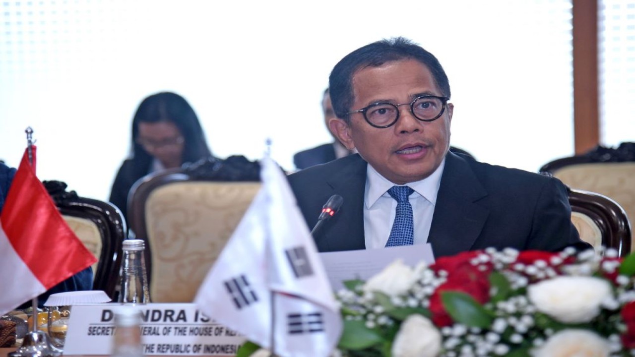 Sekjen DPR RI Indra Iskandar. Foto : Geraldi/Man