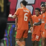 Selebrasi skuad Borneo FC-1709047442