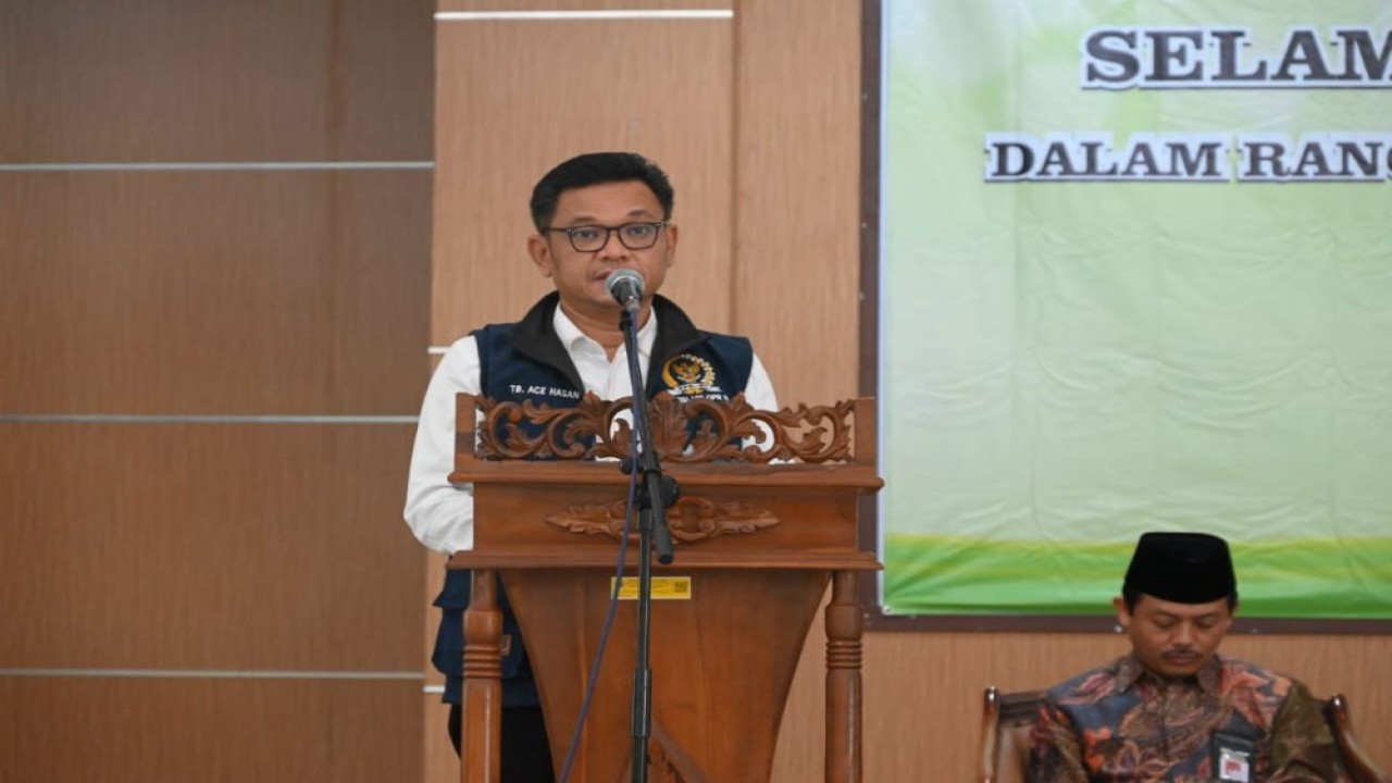 Wakil Ketua Komisi VIII DPR RI Ace Hasan Syadzily saat memimpin memimpin Kunjungan Kerja Reses ke Provinsi Jawa Tengah. Foto: Eko/nr