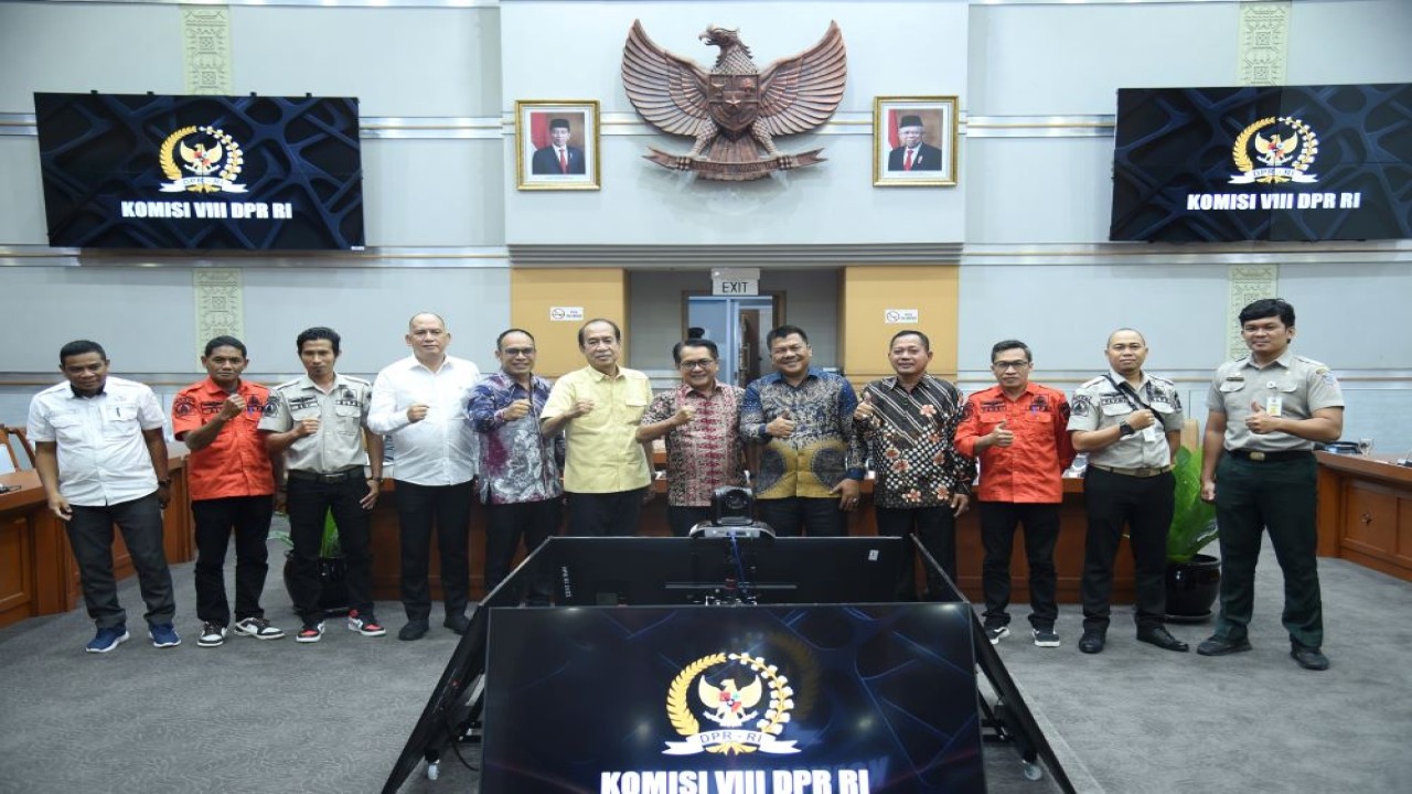 Ketua Komisi VIII DPR RI Ashabul Kahfi usai menerima Audiensi dengan BNPD Kotabaru di Gedung Parlemen, Jakarta, Rabu (6/3/2024). Foto: Geraldi/nr