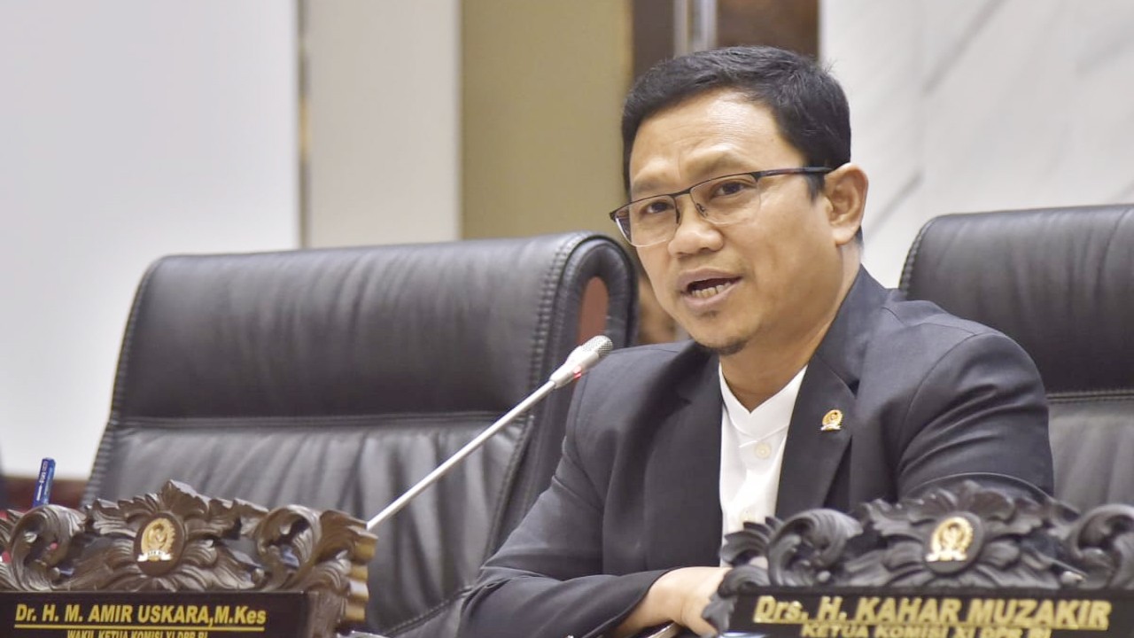 Wakil Ketua Komisi XI DPR RI, Amir Uskara saat Rapat Kerja Komisi XI dengan Menteri Keuangan, di Gedung Nusantara I, DPR RI, Senayan, Jakarta pada Selasa (19/3/2024). Foto: Munchen/nr