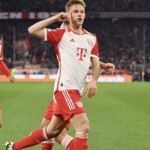 Selebrasi J. Kimmich di laga Bayern Munchen vs Arsenal-1713389545