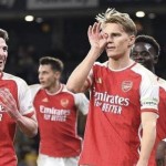 Selebrasi skuad Arsenal di Liga Inggris-1713907283