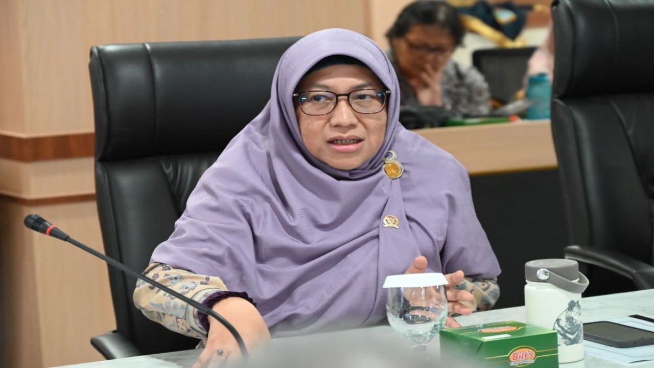 Anggota Komisi X DPR RI Ledia Hanifa Amaliah saat mengikuti Kunjungan Kerja Reses Tim Komisi X DPR RI, di Kota Medan Sumatera Utara, Senin (06/05/2024). Foto: Singgih/vel
