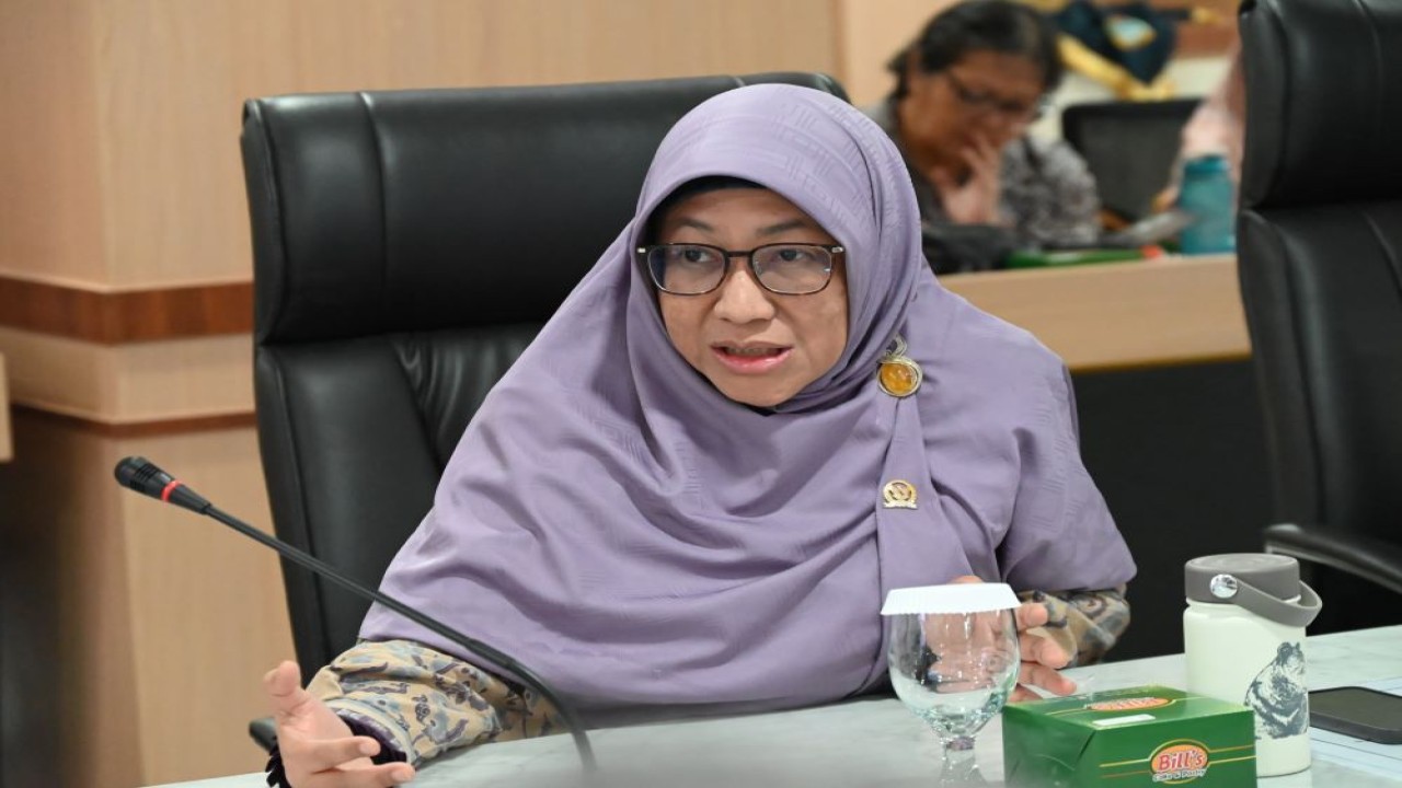 Anggota Komisi X DPR RI Ledia Hanifa Amaliah saat mengikuti Kunjungan Kerja Reses Tim Komisi X DPR RI, di Kota Medan Sumatera Utara, Senin (06/05/2024). Foto: Singgih/vel