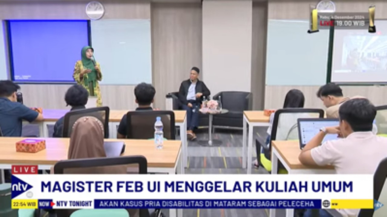 Magister Manajemen Universitas Indonesia menggelar kuliah umum tentang strategi publikasi jurnal internasional