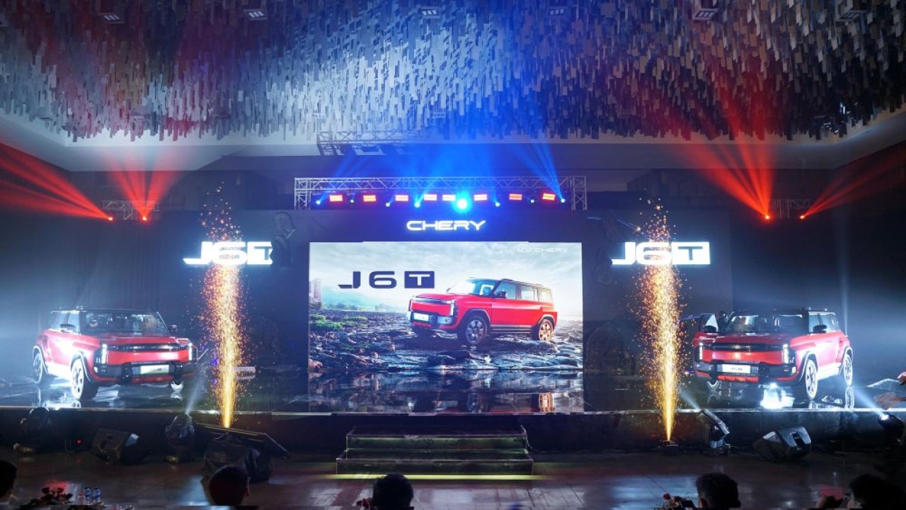 SUV listrik offroad Chery J6T resmi diluncurkan. (Foto: Istimewa/CSI)