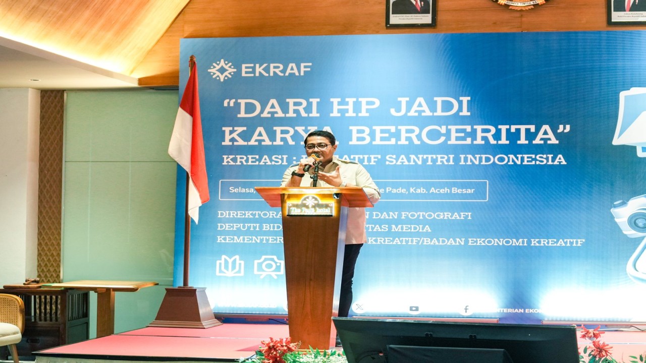 Menteri Ekonomi Kreatif Teuku Riefky Harsya. (Biro Komunikasi Kementerian Ekonomi Kreatif/Badan Ekonomi Kreatif)