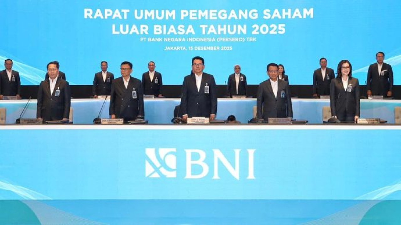 BNI Gelar RUPSLB, Mantapkan Transformasi dan Tata Kelola Hadapi 2026 (BNI)