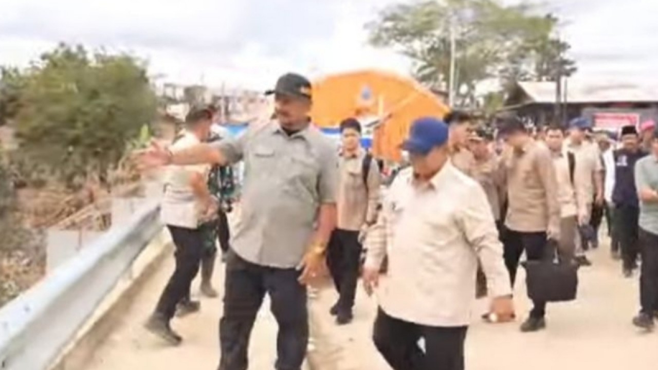 Prabowo di Aceh Tamiang (Istimewa)