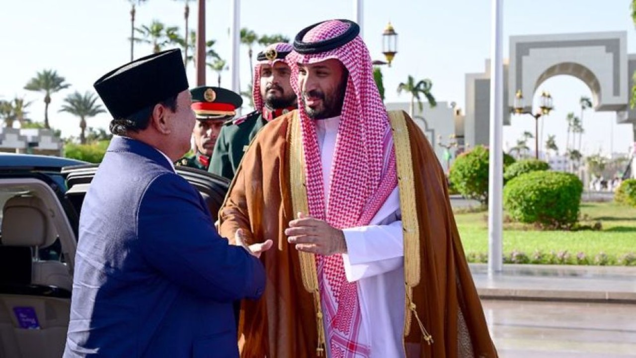 Presiden Prabowo Subianto melakukan panggilan kepada Pangeran MBS, yang juga menjabat sebagai Perdana Menteri Arab Saudi. (Foto: Istimewa)