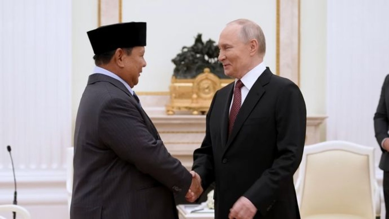 Presiden Prabowo dan Presiden Putin (YouTube)