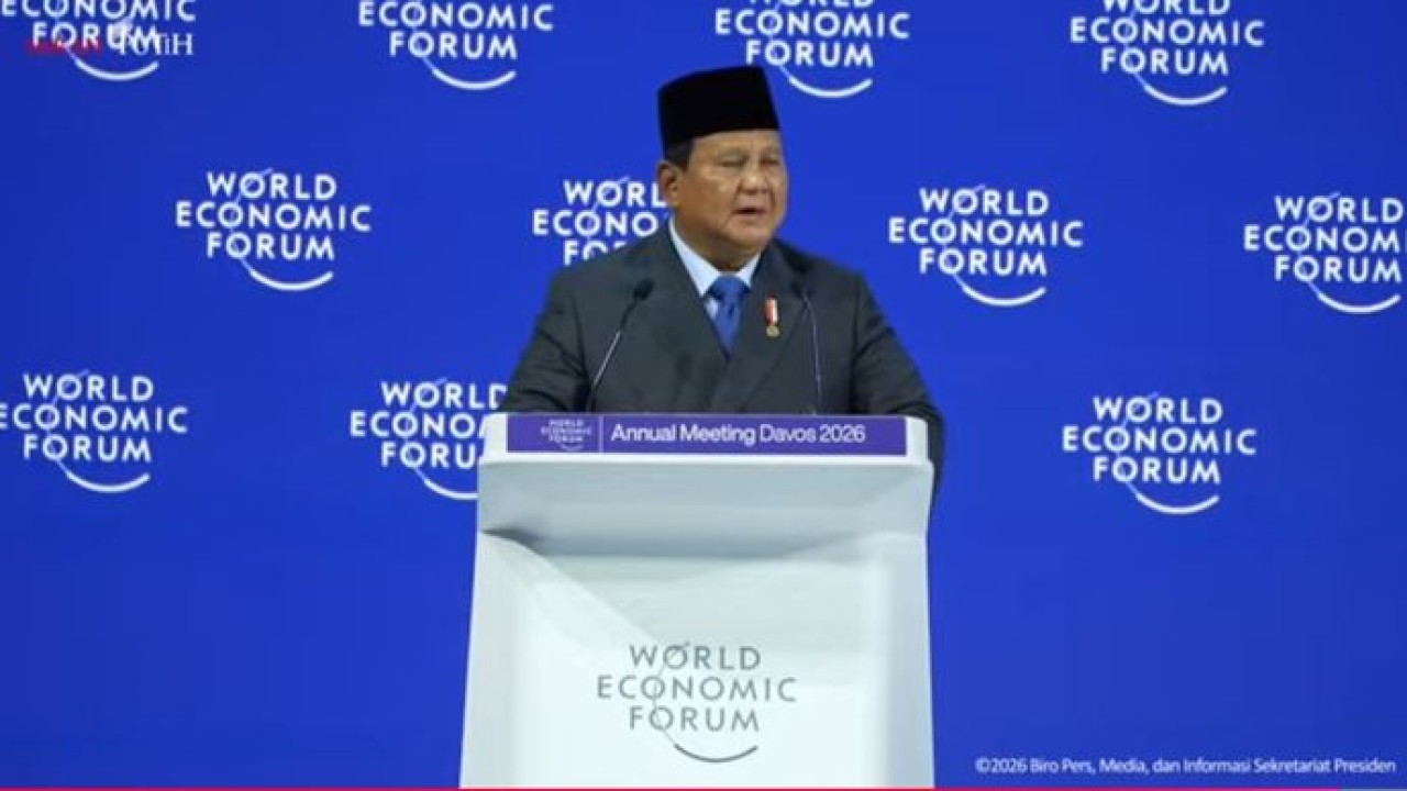 Prabowo Subianto di WEF Davos Swis (Istimewa)