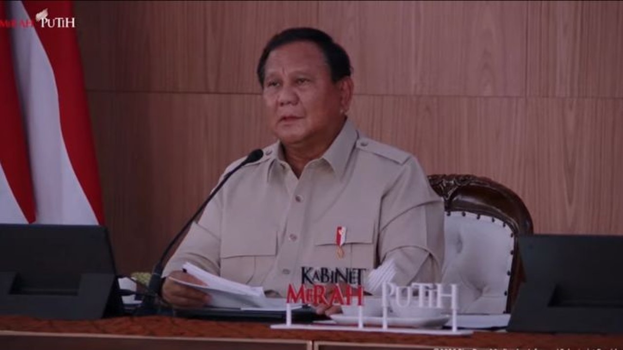 Prabowo Subianto di Hambalang (Istimewa)