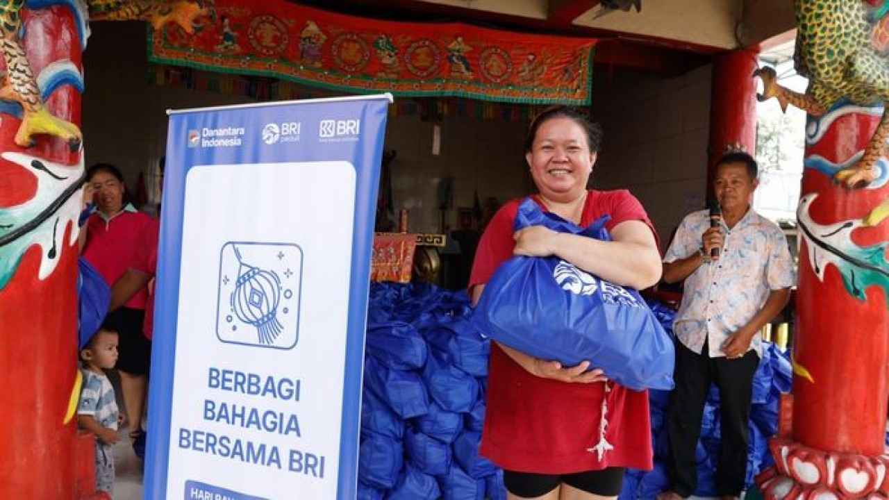 PT Bank Rakyat Indonesia (Persero) Tbk melalui BRI Peduli kembali menghadirkan program sosial berbagi bertajuk “Berbagi Bahagia Bersama BRI Perayaan Tahun Baru Imlek 2026” (BRI)