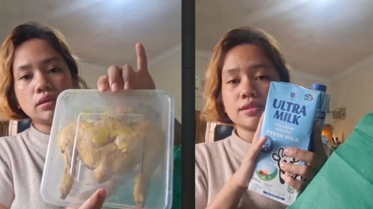 Dapat rapelan MBG untuk seminggu, ibu ini pamerkan roti, telur bebek, hingga ayam ungkep (dok bGN)