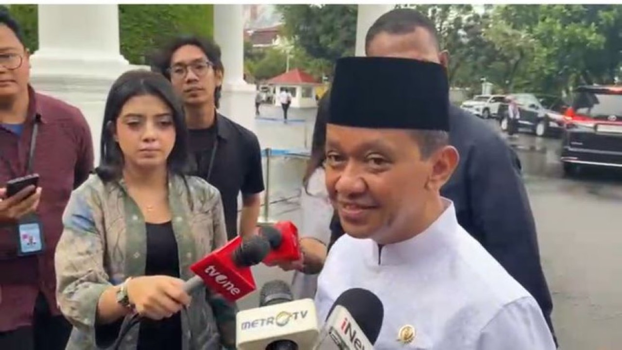 Menteri Energi dan Sumber Daya Mineral (ESDM) Bahlil Lahadalia ke Istana Kepresidenan (Istimewa)