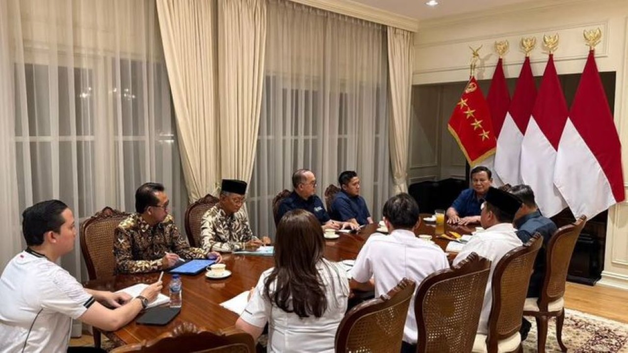 Prabowo Lakukan Pertemuan dengan jajaran terkait untuk mempercepat pembangunan hunian layak (Istimewa)